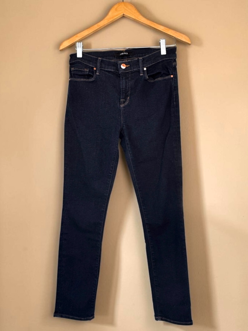 J Brand Dark Wash Skinny Leg "After Dark" Denim Jeans EUC Women's Size 29
